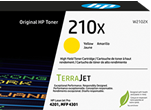 HP 210X High Yield Yellow Original LaserJet Toner Cartridge,  W2102X